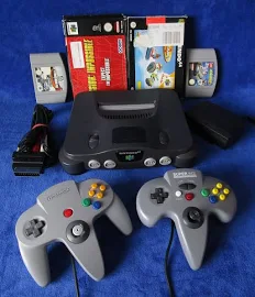 Nintendo 64 N64 Konsole + Controller Und Spiele