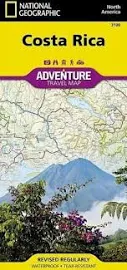 National Geographic Maps Costa Rica (MAP)