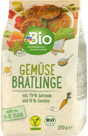 dmBio Gemüse Bratlinge