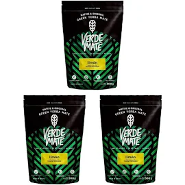 Mate Tee Verde Mate Green Limon Verde Mate Grün Zitrone anregender Yerba Mate aus Brasilien glutenfrei (1500g (3x500g))