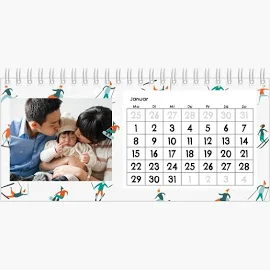 Tischkalender 2024 personalisierbar | Keine Mindestbestellmenge | Rechteckig