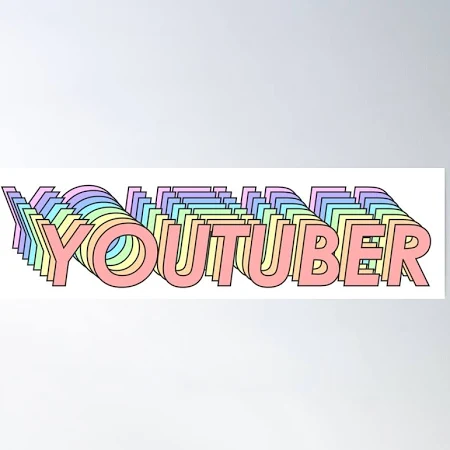 Youtuber Youtube Poster - Redbubble