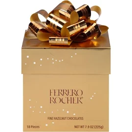Ferrero Rocher Feine Haselnuss Milchschokolade Geschenkbox, 18 EA