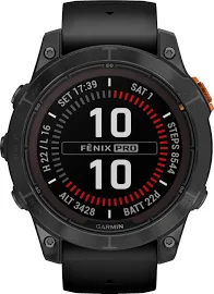 Garmin Fenix 7 Pro Solar-Smartwatch, Schwarz