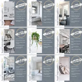 Instagram Posts, Monatliche Hauswartungstipps, Social Media, Maklermarketing, Immobilienmarketing, Blogposts für Immobilien