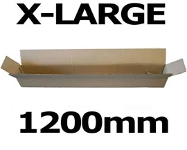 1-PACK 100 Faltkarton Versandhülse 1200x110x110mm 2wellig DHL Max Länge Poster Pläne