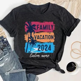 Benutzerdefinierte Familien Urlaub Shirt, Familien Reise Shirt, Sommer Ferien Shirt, Familien Urlaub 2024 Shirt, Familie Passende Shirt, Familien Urla