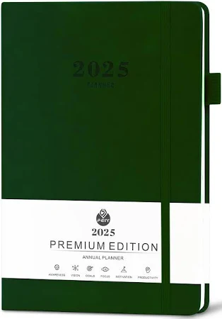2025 Tagesplaner Planner mit Kalender Wochenplaner Tagesplaner vom 1. Januar 2025 bis 31. Dezember 2025