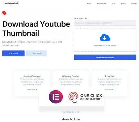 Youtube-Thumbnail-Grabber – YouTube-Thumbnail-Downloader für ein einseitiges WordPress-Theme
