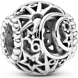 PANDORA Charm 799183C00 Sonne, Mond & Sterne