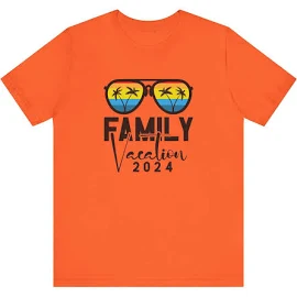 Familien Urlaub 2024 T-Shirt, Spaß Sommer Reise T-Shirt, tropischen Urlaub Shirt