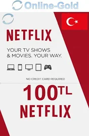 Netflix Gift Card Tr 100 Tlr Digital Code - Türkei Only