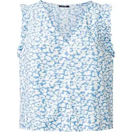 esmara Damen Blusentop 44, blau, Viskose, Blusen & Tuniken