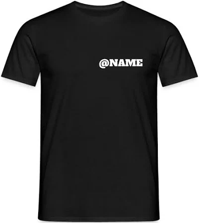 „Custom Instagram Name“ Herren T-Shirt