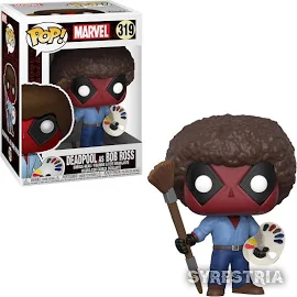 Funko Marvel | Deadpool (Bob Ross) Vinyl Figur