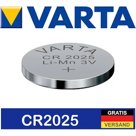 5 X Varta Cr2025 Batterien Knopfzellen Knopfzelle Markenware