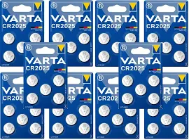 10x5er Blister Varta CR2025 Batterien Knopfzelle MHD 3031 Neue Produktion Design | ebay Einweg-Batterien