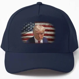 Donald Trump Fahndungsfoto 100 % Amerikanisch Donald Trump Baseball Cap