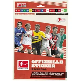 Topps Bundesliga - 2023/24 - Starterpack - Stickeralbum - 20 Sticker