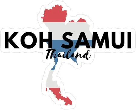 Google Map - Koh Samui Thailand Google Sticker