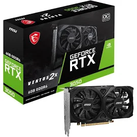 MSI GeForce RTX 3050 Ventus 2x 6G OC Grafikkarte (6 GB)