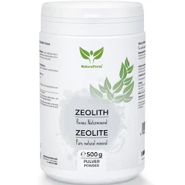 Zeolith Pulver extrafein 500 G NaturaForte - Natürlich ohne Zusätze in Premiumqualität