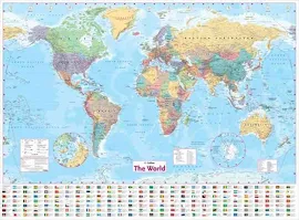 Collins World Wall Laminated Map. Bücher. 0007326882.