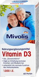 Mivolis Vitamin D3 Perlen 1.000 i.e. 60 St