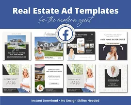 Facebook Werbung | Immobilienanzeigen | Facebook Ad Template | Instagram Werbung | Bleimagnet | Immobilienmarketing | Werbung | Werbung