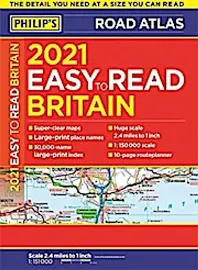 2021 Philip's Easy To Read Britain Road Atlas - Philip's Maps