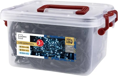 Livarno home Lichterkette mit 200 LEDs kaltweiß