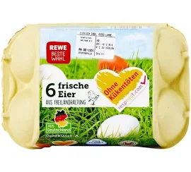 Rewe Beste Wahl Eier Freilandhaltung