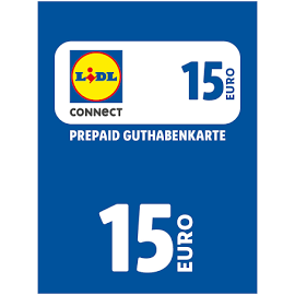 Lidl Connect Guthabenkarte über 15, Prepaid Guthaben