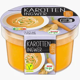 Rewe To Go Suppe Karotten Ingwer 430ml - Flink