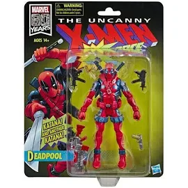 Deadpool Marvel Legends X-men X-force Retro Wave - Exclusive Action