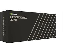 NVIDIA GeForce RTX 3070 Grafikkarte, 8 GB, GDDR6, PCI Express 4.0, Dunkles platin/schwarz