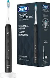 Oral B Pulsonic Slim Clean 2000 Elektrische Zahnbürste Schwarz