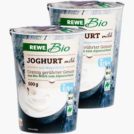 Rewe Bio Joghurt 0,1% 500g X2 - Flink