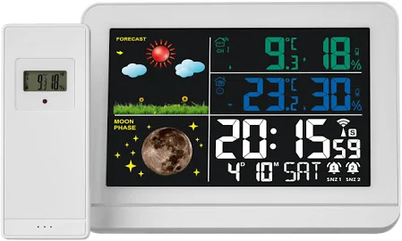 Livarno Home Funkwetterstation (Weiß) - B-Ware gut
