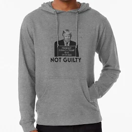 Lustiger Trump-mugshot nicht schuldig Donald Trump Leichter Hoodie