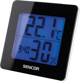 Sencor SWS 1500 B, Wetterstation, Schwarz