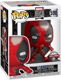 Funko Pop Deadpool 590 Marvel 80 Years First Appearance Special Edition