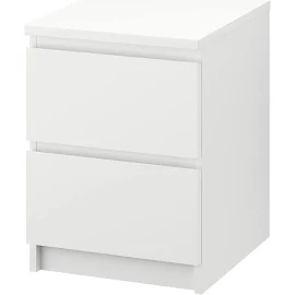 IKEA Malm Kommode mit 2 Schubladen Weiß