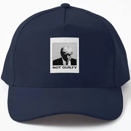 Offizieller Trump-fahndungsfoto, Echter Trump-fahndungsfoto, nicht schuldig Mugshot Baseball Cap