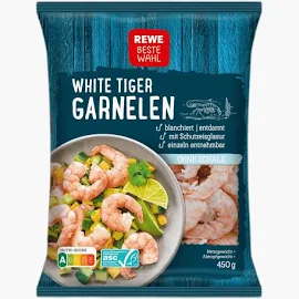 Rewe Beste Wahl White Tiger Garnelen ohne Schale 450g