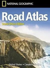 National Geographic Road Atlas 2023: Scenic Drives Edition [United States, Canada, Mexico]