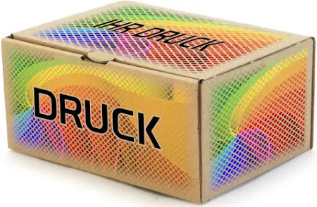 100x 155x110x74 mm Faltschachtel, DHL Kleinpaket mit Digitaldruck