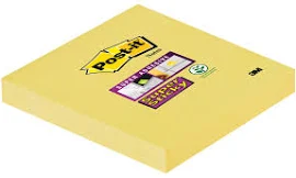 Post It Super Sticky Notes 76 x 76 mm Gelb 90 Blatt