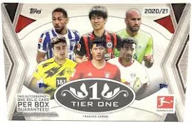 Topps 2020/21 Tier One Bundesliga Soccer (Fussball) Hobby Box