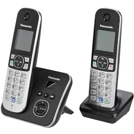 Panasonic Telefon Schwarz KX-TG6822GB